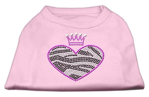 Zebra Heart Rhinestone Shirt in Many Colors - Posh Puppy Boutique