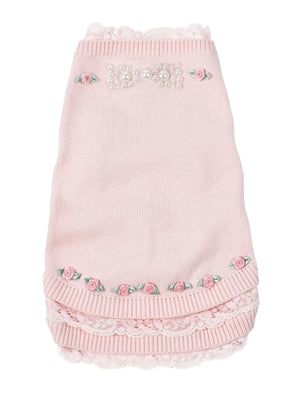 Pearls and Roses Sweater - Posh Puppy Boutique