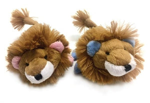 Lion Safari Baby Pipsqueak Toy - Blue - Posh Puppy Boutique