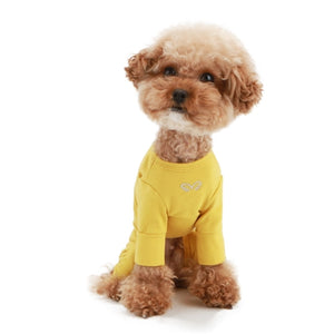 PuppyAngel MAC Coverall - Dark Yellow - Posh Puppy Boutique