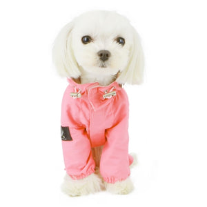 Puppy Angel Magagio Raincoat Overalls - Pink - Posh Puppy Boutique