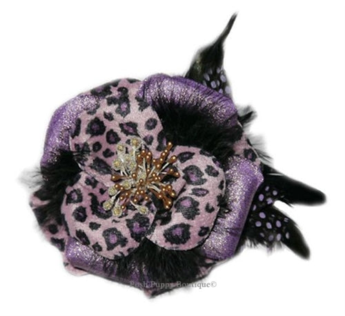 Julia Collar Flower Slider - Purple