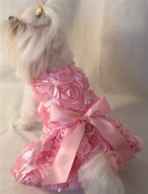 Pink Bouquet Dress - Posh Puppy Boutique
