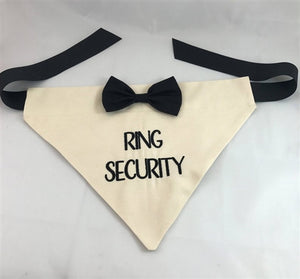 Ring Security Wedding Bandana - Posh Puppy Boutique