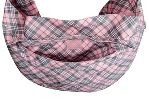 Susan Lanci Scotty Puppy Pink Plaid Cuddle Carrier - Posh Puppy Boutique