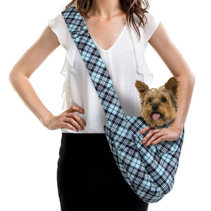 Susan Lanci Scotty Tiffi Plaid Cuddle Carrier - Posh Puppy Boutique