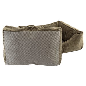 Home and Go Luxury 2-in-1 Dog Bed in Hedgerow and Storm - Posh Puppy Boutique