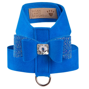 Susan Lanci AB Crystal Stellar Big Bow Tinkie Harness in Royal Blue