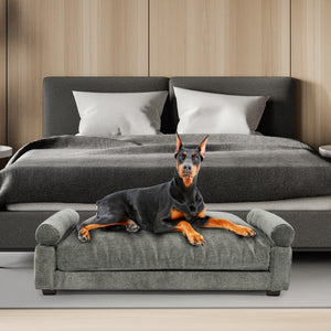 Club Nine Pets Uma Orthopedic Dog Bed in Charcoal