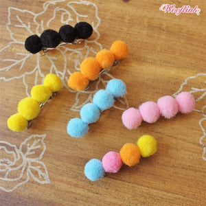 Wooflink Pom Pom Hair Clip - 6 Colors - Posh Puppy Boutique