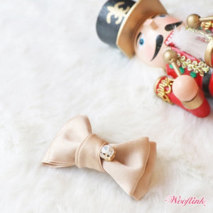 Wooflink Sweet on You Hairbow - Beige - Posh Puppy Boutique