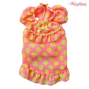 Wooflink Baby Doll 2 Dress- Yellow - Posh Puppy Boutique