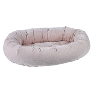 Donut Bed Blush Microvelvet - Posh Puppy Boutique