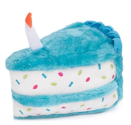 Birthday Cake Blue Plush Toy