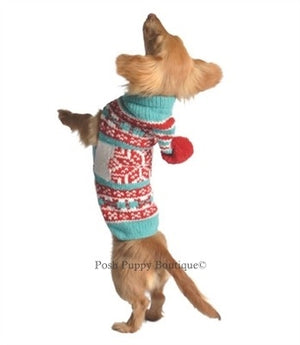 Peppermint Hoodie Sweater - Posh Puppy Boutique