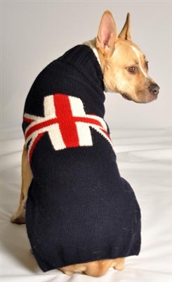 Union Jack Dog Sweater - Posh Puppy Boutique