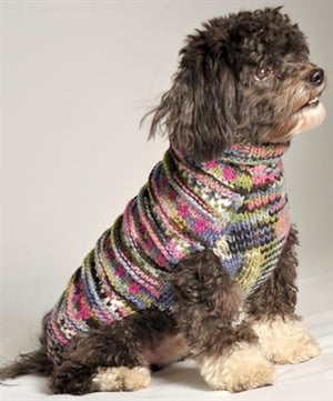 Purple WoodStock Cable Knit Sweater - Posh Puppy Boutique