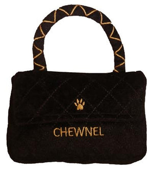 Chewnel Classique Black Purse - Posh Puppy Boutique