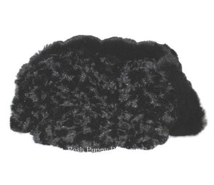 Black Mink Plush Cozy Sak - Posh Puppy Boutique