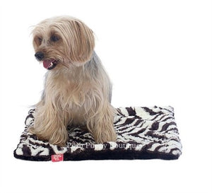 Brown Zebra and Brown Minkie Binkie Blanket - Posh Puppy Boutique