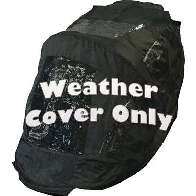 Black Weather Cover For Expedition No-Zip Pet Strollers