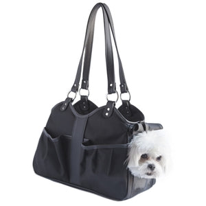 Metro Dog Carrier- Black Sable - Posh Puppy Boutique
