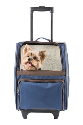 RIO Navy Rolling Carrier - Posh Puppy Boutique