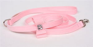 Susan Lanci Big Bow Collection Ultrasuede Dog Leashes - Many Colors - Posh Puppy Boutique
