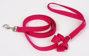 Susan Lanci Nouveau Bow Leash in Many Colors - Posh Puppy Boutique