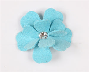 Susan Lanci Tinkie's Garden Flowers Hair Bows - Many Colors - Posh Puppy Boutique