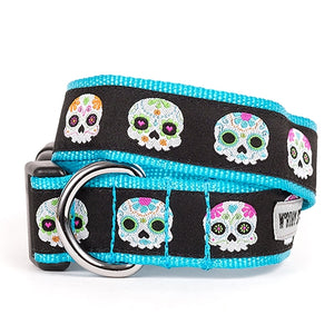 Skeletons Collar and Lead Collection - Black - Posh Puppy Boutique