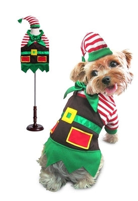 Santa's Elf Costume - Posh Puppy Boutique