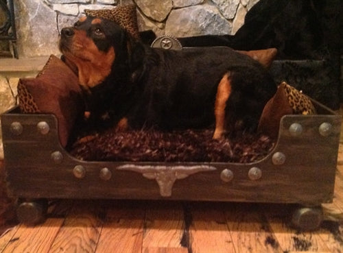 Luxury Designer Rustic Pet Bed