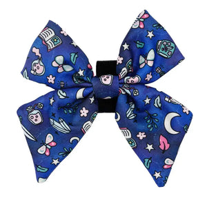 Dog Sailor Bow Collar Slider - Spellbound