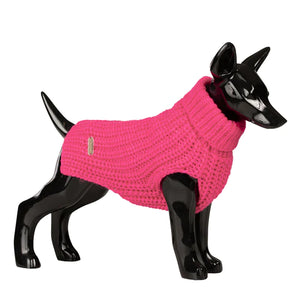 Knit Sweater in Hot Pink
