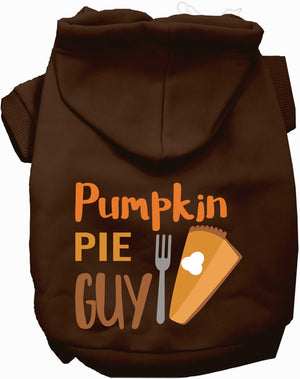 Pumpkin Pie Guy Pet Hoodie