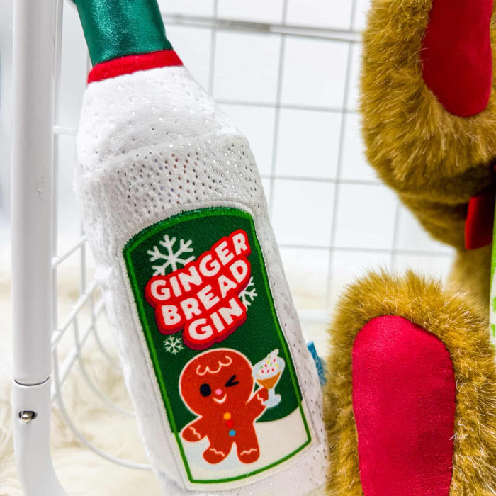 Bark Gingerbread Gin Dog Toy