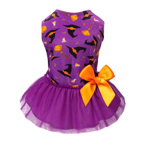 Witch Hat Dog Halloween Dress