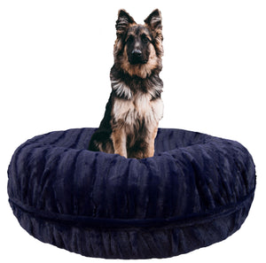 Bagel Bed in Midnight Blue