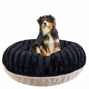 Bagel Bed in Natural Beauty and Black Puma