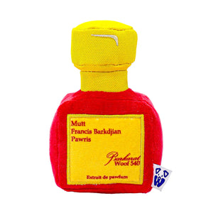 Pawfume Squeaky Plush Perfume Bottle Toy