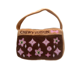 Chewy Vuiton Brown Blossom Purse