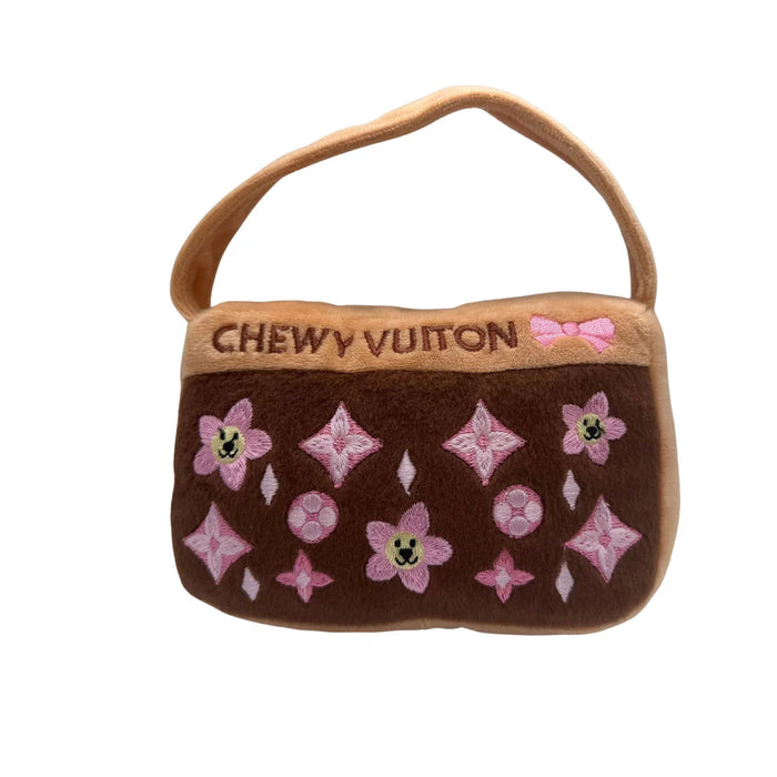 Chewy Vuiton Brown Blossom Purse