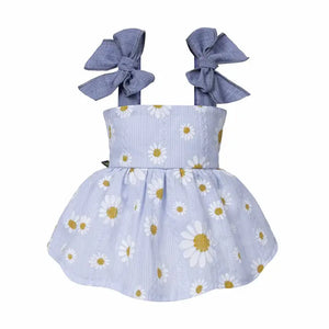 Daisy Bow Dog Dress