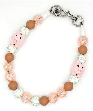 Piggy Chic Beaded Collar