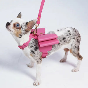 Metapink Bow Dog Harness