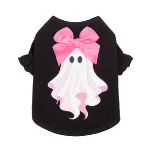 Bow Ghost Ruffle Halloween Shirt