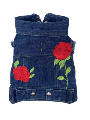 Rose Embroidered Vest