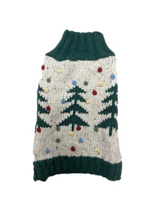 Fuzzy "Three Trees" Sweater