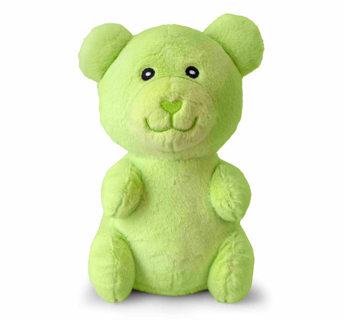 ThoozyPet Gummy Bear Plush Dog Toy Green